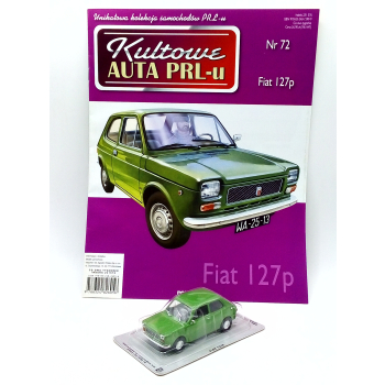 Fiat 127p + gazetka - skala 1:43 - DeAgostini Kultowe Auta PRL